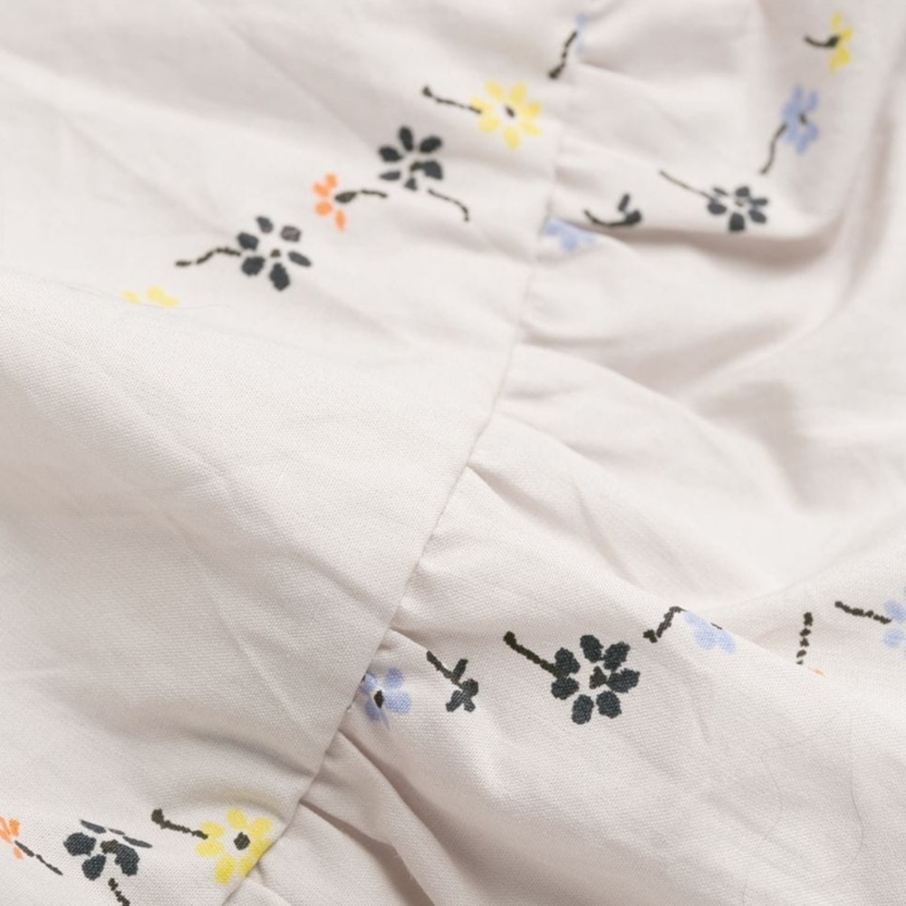 NWT Ganni Printed Cotton Poplin Dress In Vapor… - Picture 16 of 16